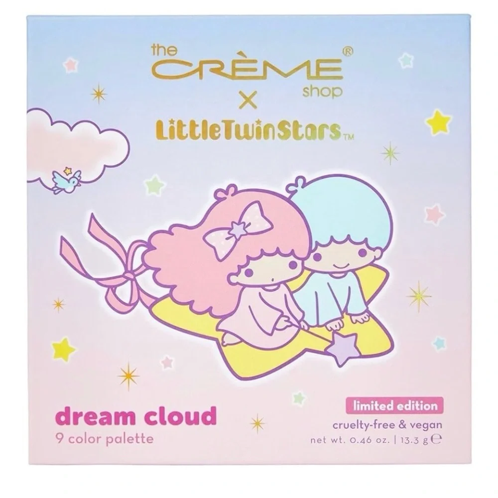 ✨ The Crème Shop x Little Twin Stars “Dream Cloud” 9-Color Eyeshadow Palette